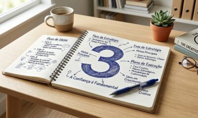 O número 3 aparece em fases que pedem mais confiança e expressão pessoal