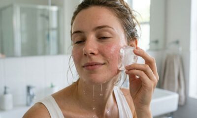 O que acontecerá com a sua pele se você colocar cubos de gelo no rosto todos os dias