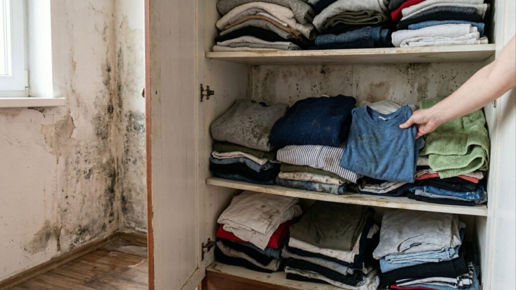 Como eliminar o cheiro de mofo dos armários com um ingrediente que você tem em casa