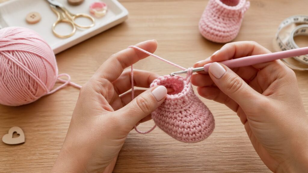 Como fazer sapatinho de crochê para bebê com um resultado profissional e fofo