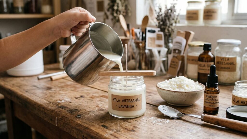 Como fazer velas artesanais em potes de vidro e garantir um clima especial em qualquer cômodo