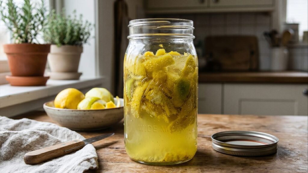 Misturar vinagre com casca de limão: para que serve e como usar na faxina da casa