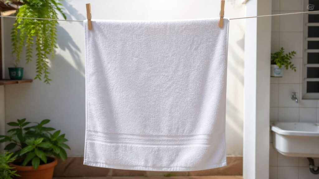 Nem água sanitária nem bicarbonato de sódio: o truque japonês para remover o cheiro de mofo das toalhas