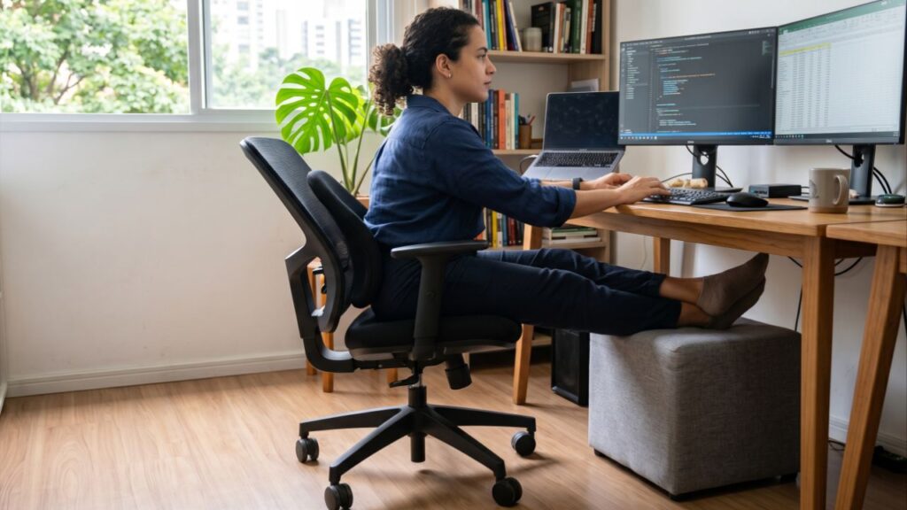 Adeus à cadeira de escritório tradicional: a tendência de 2026 que melhora a postura e a forma como você trabalha