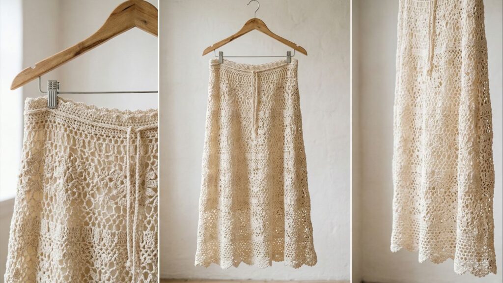 Como usar saia de crochê para criar looks modernos e cheios de personalidade