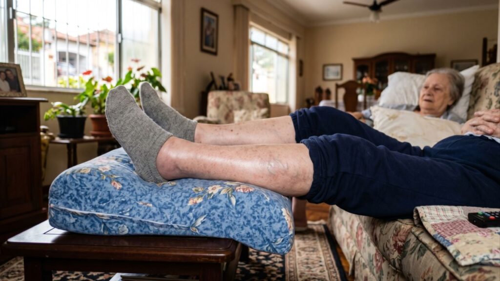 Diga adeus ao peso nas pernas com este cuidado diário voltado para idosos