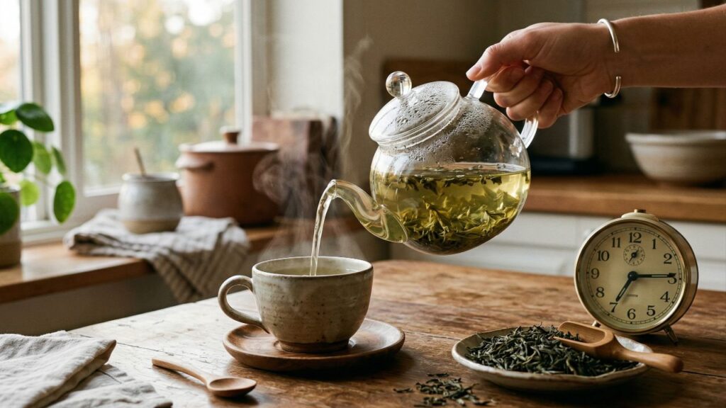 O que acontece com seu corpo ao tomar chá verde todas as manhãs