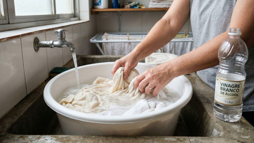 Nem amaciante nem perfume: por que recomendam usar vinagre na máquina de lavar roupa
