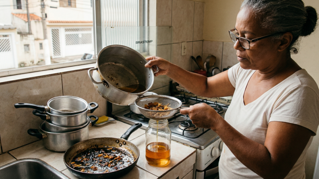 Quantas vezes dá para reutilizar o óleo de fritura sem passar do limite