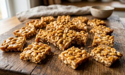 Essa paçoca de amendoim da minha avó fica firme no corte e macia ao morder, perfeita para qualquer hora