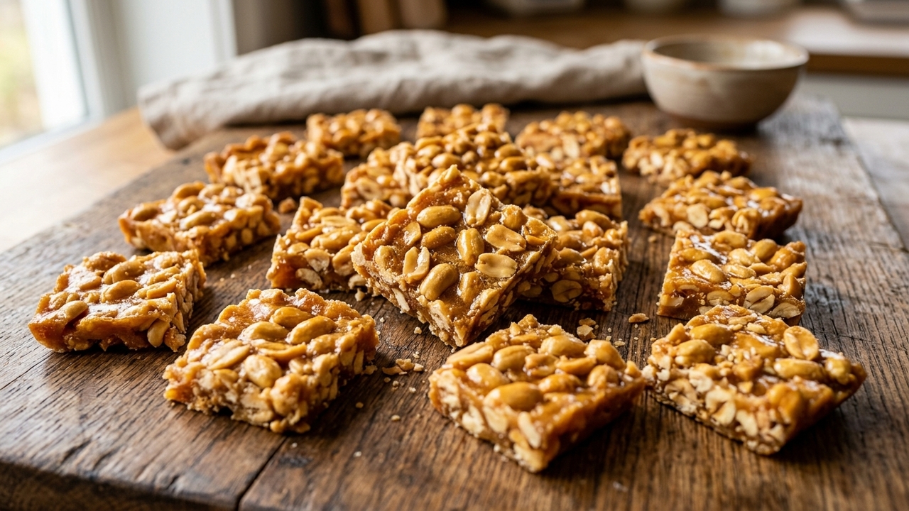 Essa paçoca de amendoim da minha avó fica firme no corte e macia ao morder, perfeita para qualquer hora