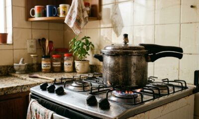 Essa panela de pressão antiga estava em quase toda cozinha e ainda desperta lembranças fortes