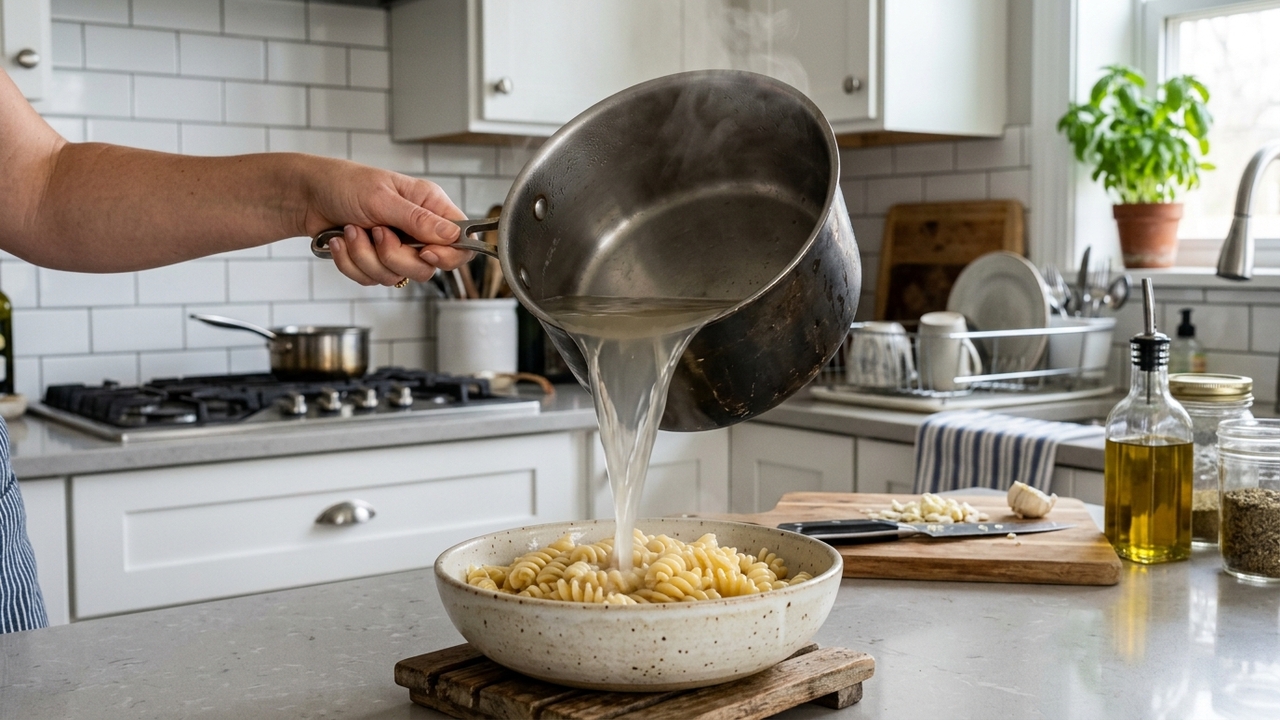 O que fazer com a água do macarrão depois do cozimento e por que esse hábito pode mudar sua cozinha