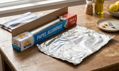 Papel-alumínio parece prático, mas esses alimentos podem reagir mal e até aumentar o risco na cozinha