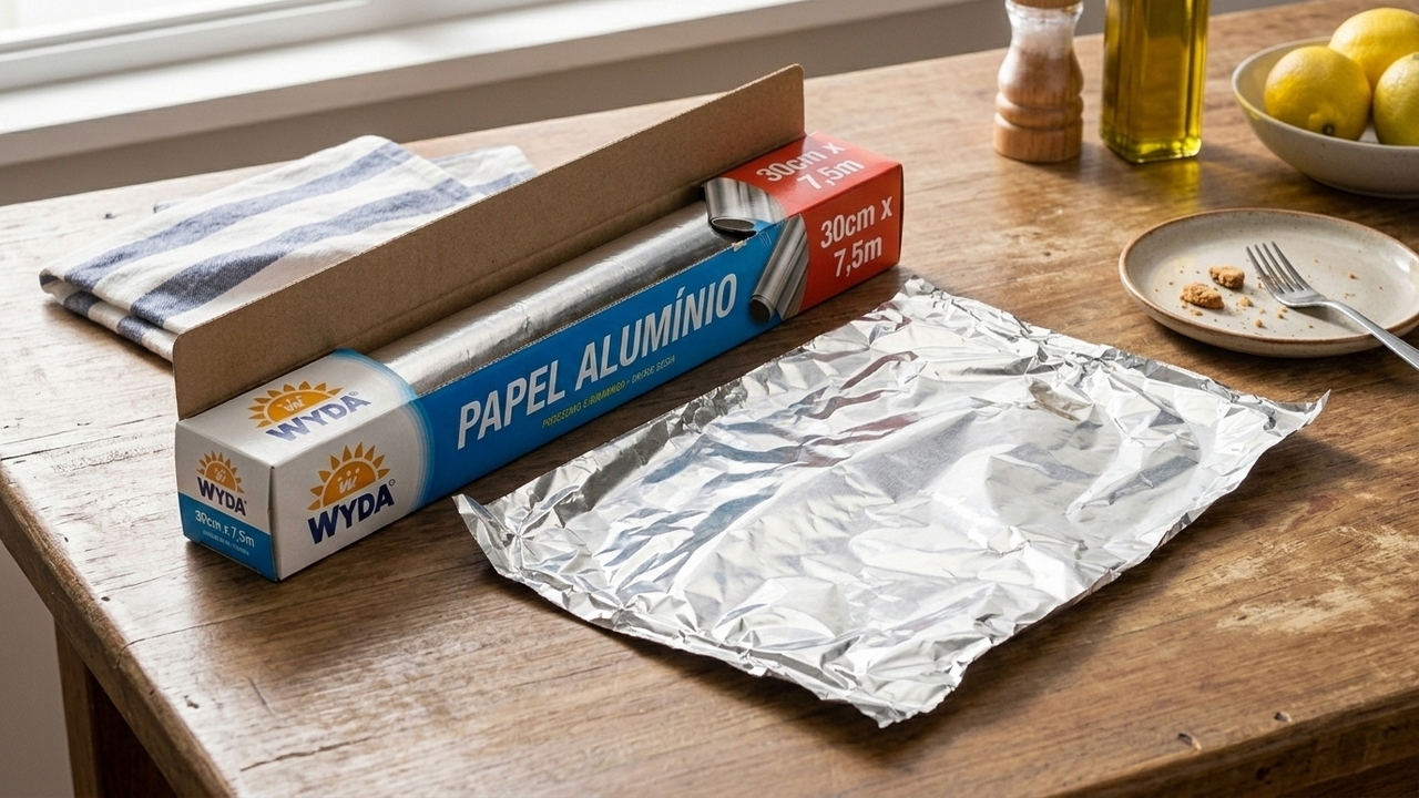 Papel-alumínio parece prático, mas esses alimentos podem reagir mal e até aumentar o risco na cozinha