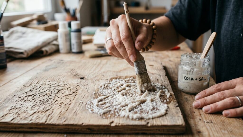 Misturar cola e sal: para que serve e como usar em casa