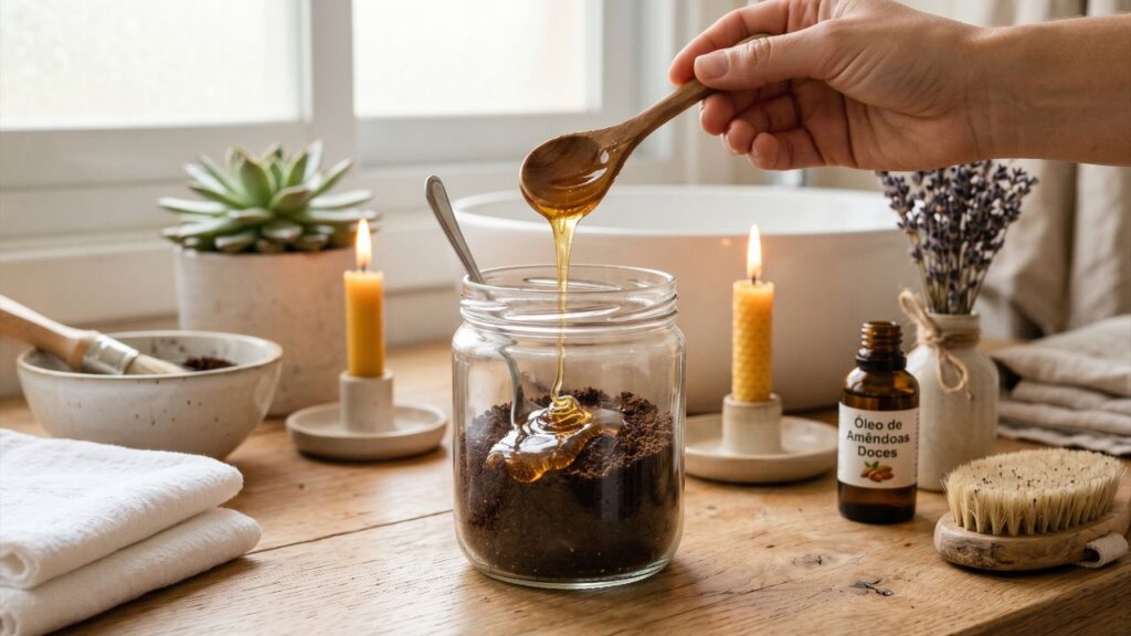 Misturar mel com café: para que serve e quais são os benefícios dessa receita caseira no autocuidado