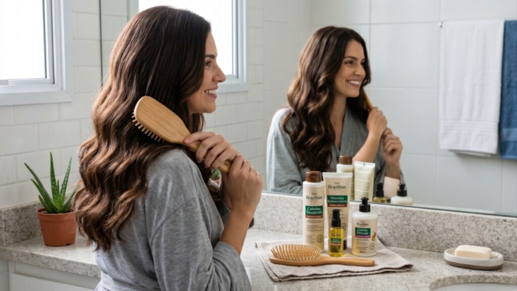 9 cuidados matinais com o cabelo que podem melhorar a aparência dos fios