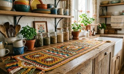 Modelos de crochê para cozinha que deixam a casa mais charmosa