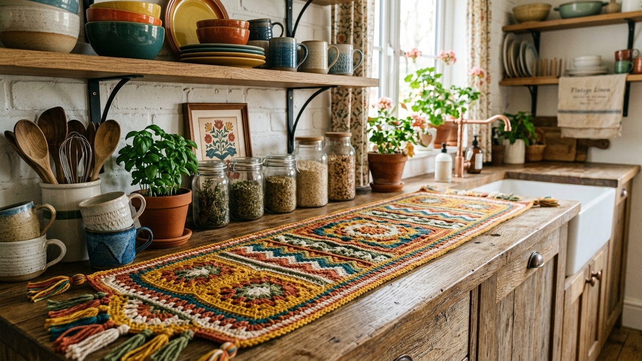 Modelos de crochê para cozinha que deixam a casa mais charmosa