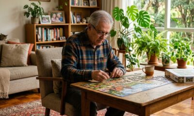 Pequenas atitudes que ajudam idosos a manter a mente ativa mesmo dentro de casa