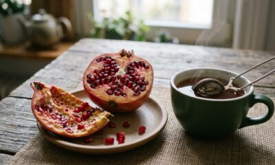 Os incríveis benefícios do chá da casca da romã e por que muita gente começou a incluir na rotina