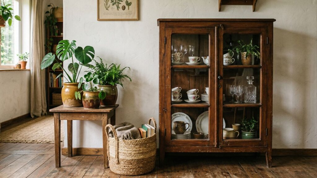 Nem minimalismo nem estilo industrial: a tendência vintage para decoração com plantas e cores em 2026