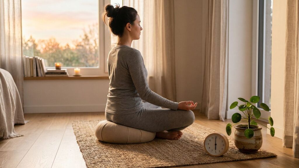 4 opções de meditação matinal para uma rotina de autocuidado perfeita