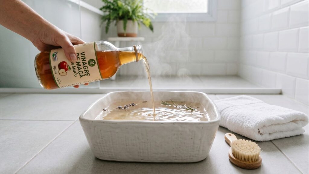 Lavar os pés com vinagre e água morna: por que é recomendado e quando fazer