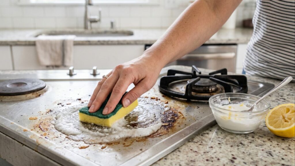 Limpar o fogão com limão e bicarbonato: por que esse método caseiro chama tanta atenção