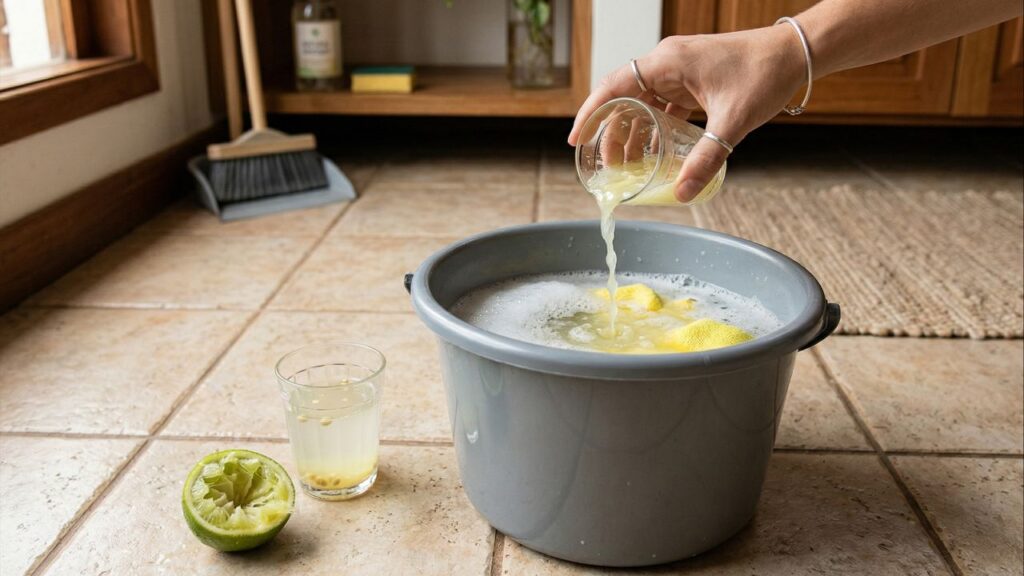 Limpar o piso com água e limão: quais os benefícios e por que é recomendado