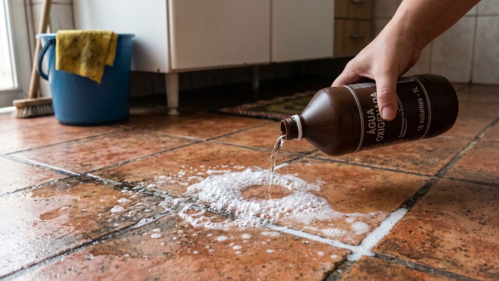 Aplicar água oxigenada no chão da sua casa: para que serve e quando deve ser feita