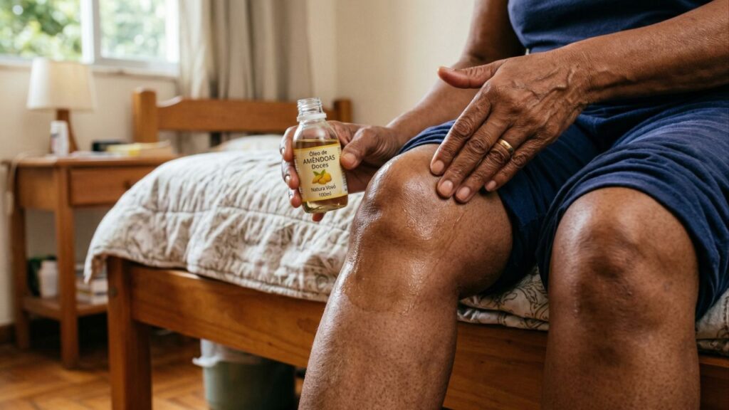 Recupere a pele dos cotovelos e joelhos de idosos com este óleo natural poderoso