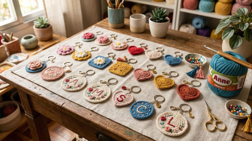 O porta-chaves de crochê que toda mãe deseja ganhar este ano