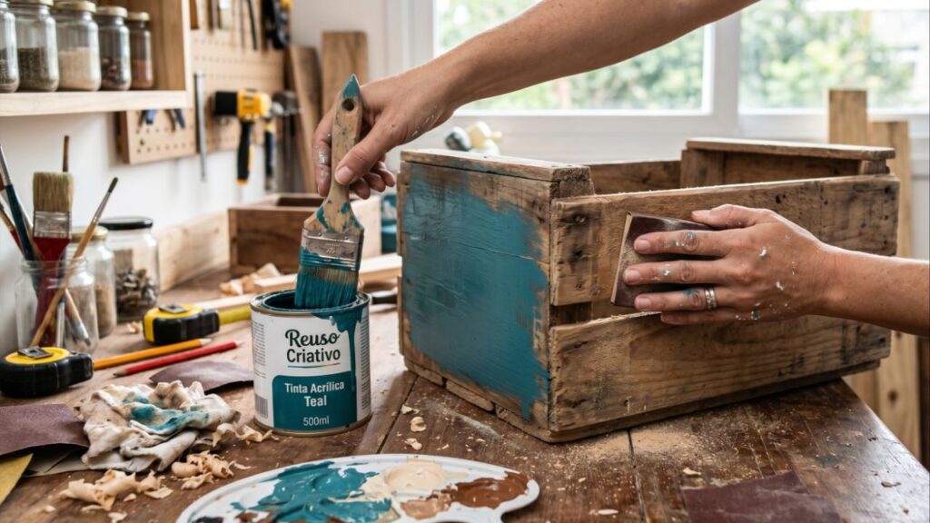 Se você tem caixotes de madeira antigos, possui um tesouro: 5 ideias para reutilizá-las em casa