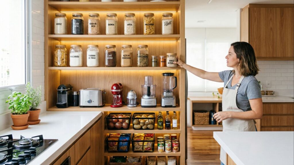 O fim do reinado do armário: a nova tendência mais elegante e prática para a sua cozinha em 2026