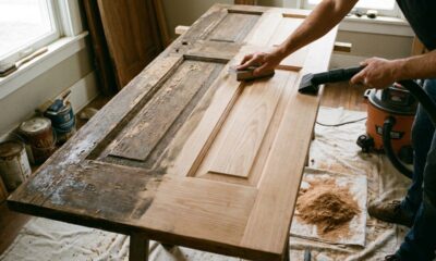 Como lixar e envernizar madeira velha e recuperar portas, mesas e peças da casa com cuidado