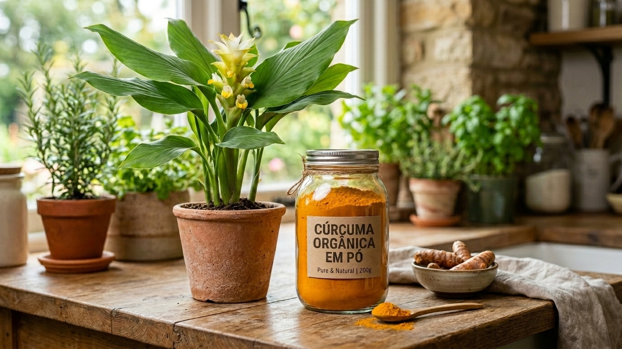 O truque com cúrcuma que pode ajudar plantas de interior e surpreende até quem já cultiva há anos