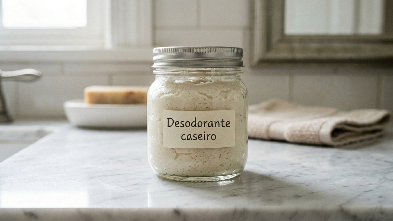 Nem perfume forte, nem fórmula cara: o desodorante caseiro com bicarbonato que virou tendência