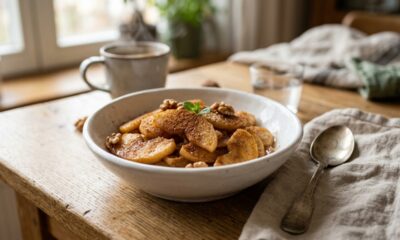 Maçã com canela é uma combinação antiga que voltou com força e conquistou espaço na rotina