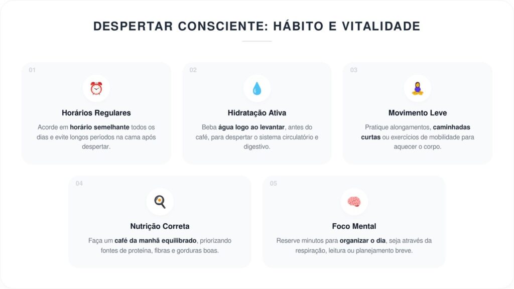 5 hábitos matinais que renovam o humor e a energia de quem já passou dos 50