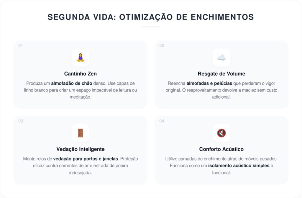 Não sabe o que fazer com travesseiros velhos? Aqui estão 8 ideias inteligentes