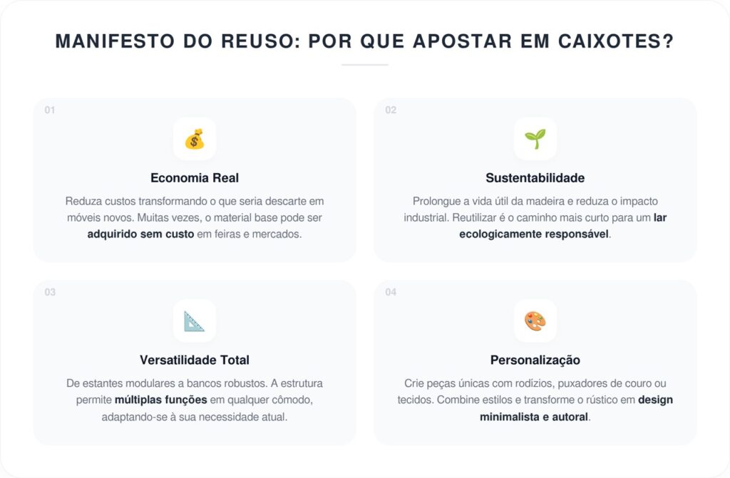 Se você tem uma caixa de legumes, não a jogue fora: veja como reutilizá-la para decorar sua casa