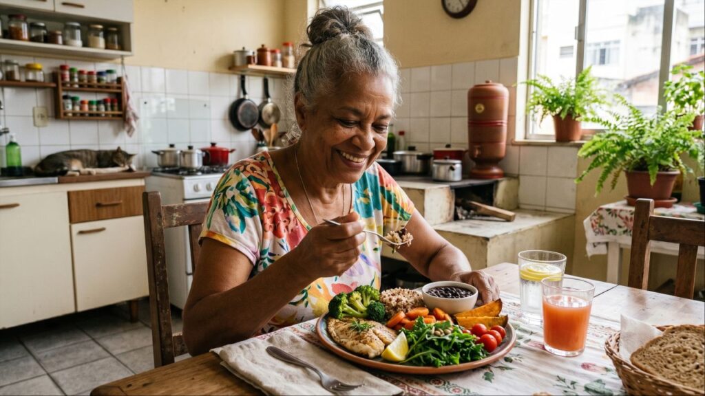 O erro comum na alimentação que deixa muitos idosos cansados