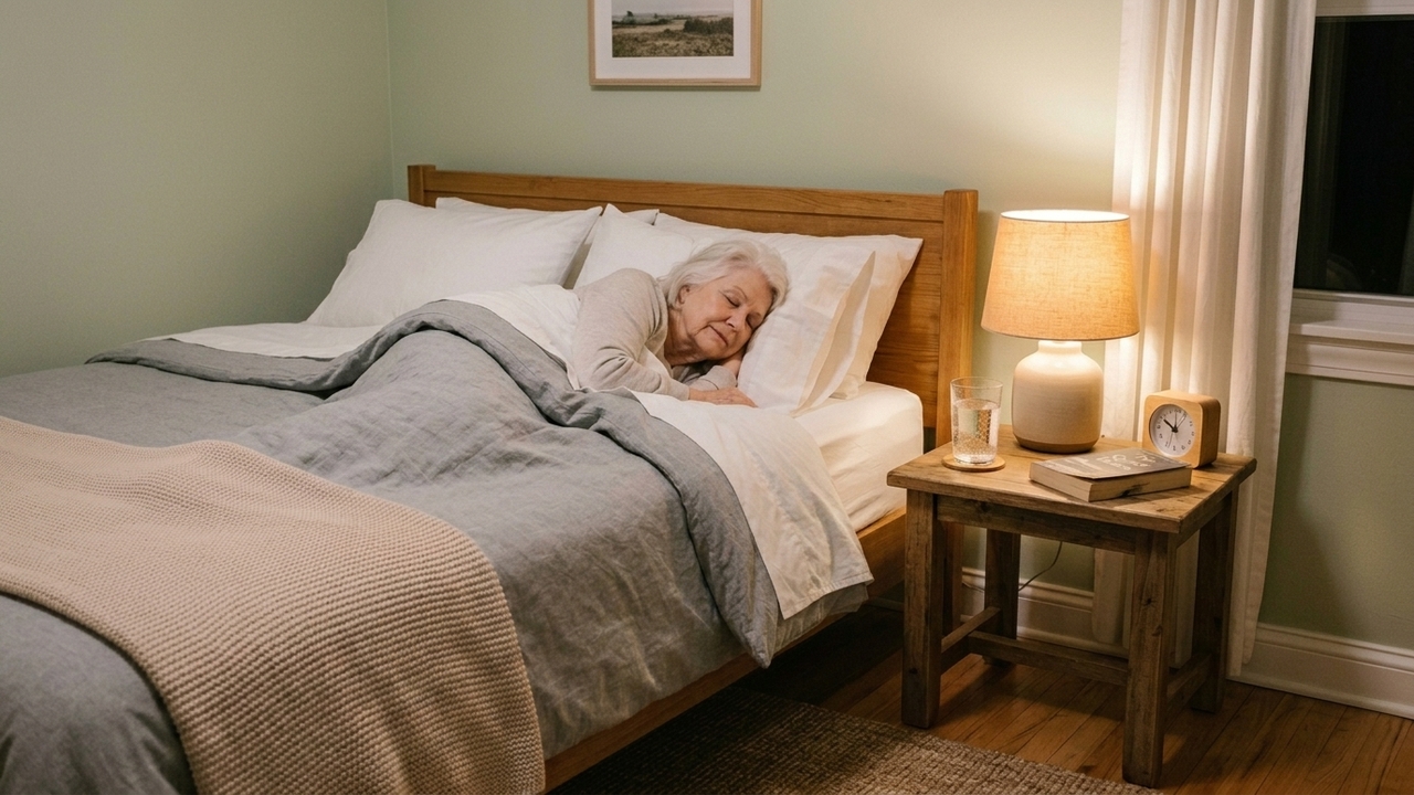 Pequenos hábitos que ajudam idosos a acordar menos durante a noite