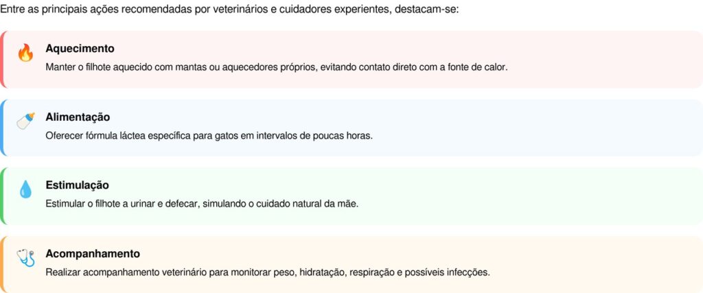 Recomendações feitas por veterinário para cuidar de filhote de gato