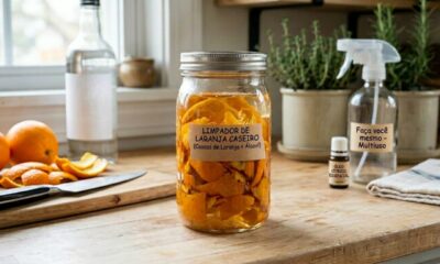 Misturar casca de laranja com álcool: para que serve e por que muita gente guarda essa receita