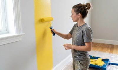 Como pintar parede sem manchar e conseguir um acabamento uniforme mesmo sendo iniciante