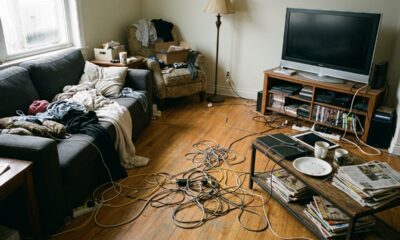 Como esconder fios aparentes e deixar o ambiente mais organizado sem precisar quebrar parede