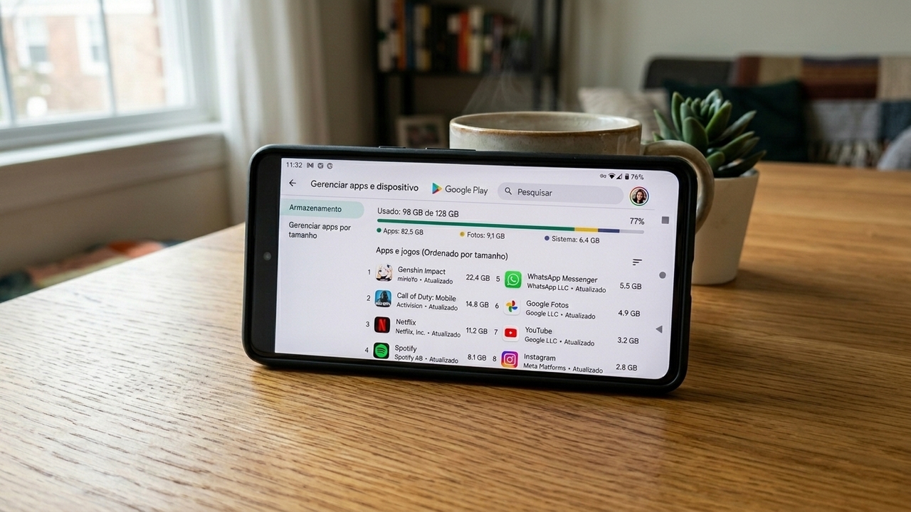 Como liberar muito espaço no celular com ajustes simples que podem limpar gigas de memória em poucos minutos